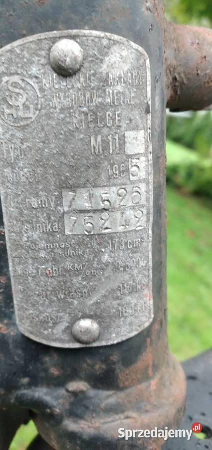 Shl m11 rama silnik z 1965r SHL świętokrzyskie Skarżysko-Kamienna