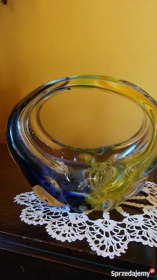 Kosz szkalny Hospodka Borocrystal Czechosłwoacja łódzkie Łódź