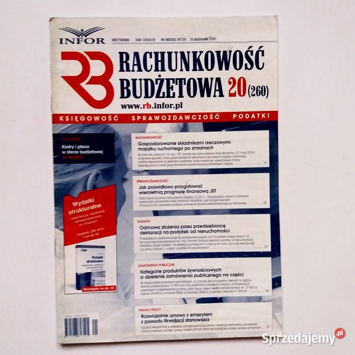 Rachunkowość Budżetowa 20 260 15102010 Łódź