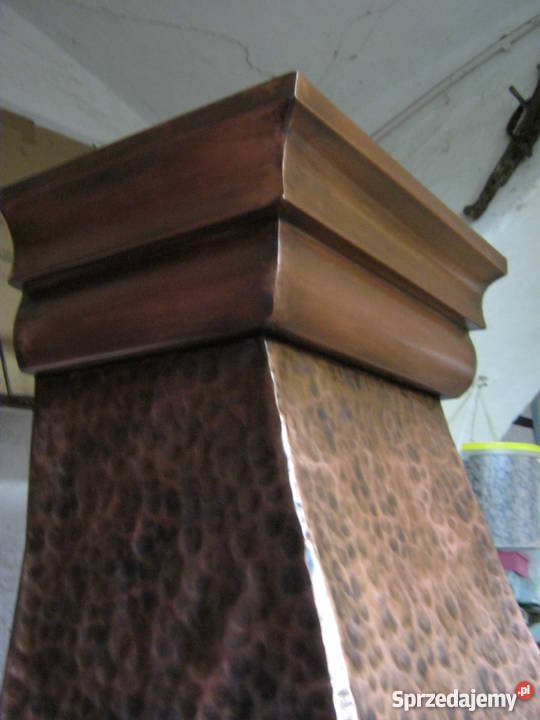 Okap kuchenny z balchy miedzianej okap miedziany Wyposażenie wnętrz Dzierżoniów sprzedam