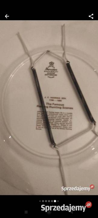 Słynne sceny polowań by John Frederick Herring Porcelana i szkło Pabianice