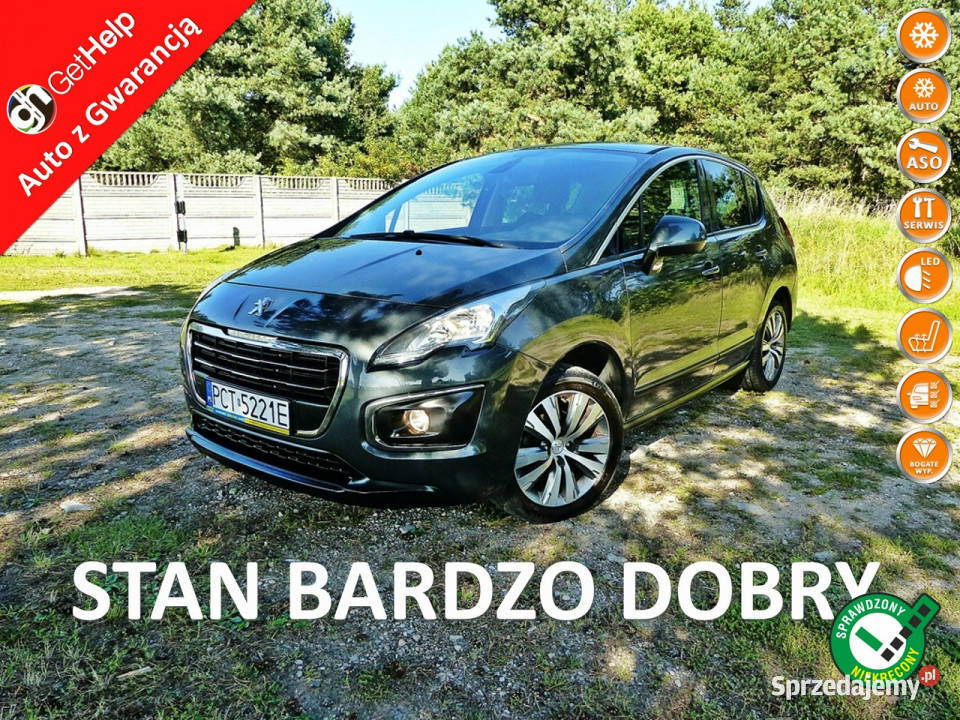 Peugeot 3008 12 eTHP 131ClimatronicAluPełna Zarejestrowany w Polsce Piła