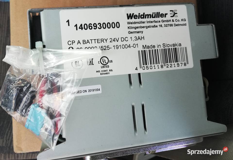 Weidmuller CP A BATTERY 24V DC 13Ah Zasilacze Dąbrowa Górnicza
