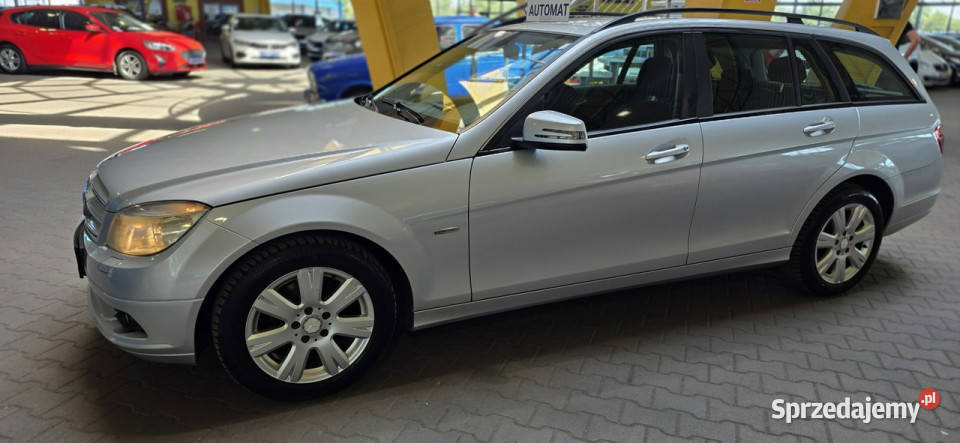 Mercedes C 180 OPIS W podanej roczna gwarancja srebrny śląskie Mysłowice sprzedam
