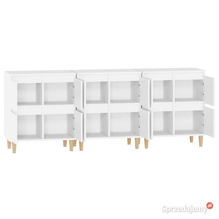 Komody 3 białe 60x35x70 materiał drewnopochodny Warszawa