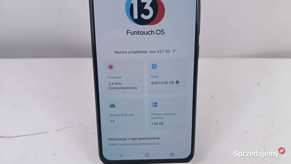 Smartfon vivo V21 5G 8128GB Pozostałe Katowice sprzedam