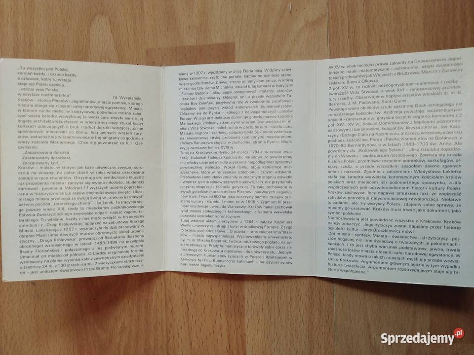 Zestaw 9 Pocztówek w Obwolucie Kraków PRL dolnośląskie