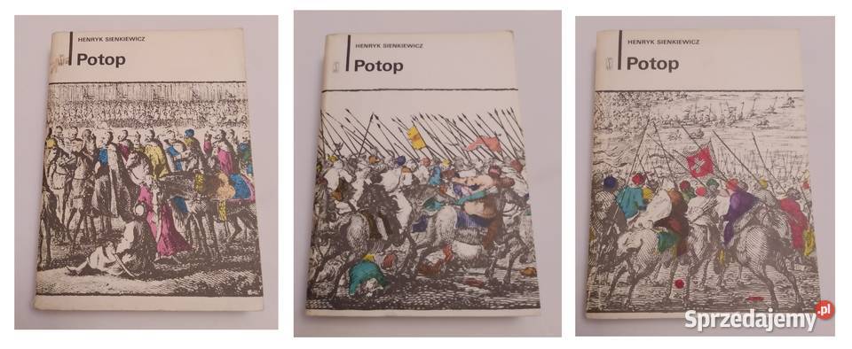 POTOP Henryk Sienkiewicz tom 1 3 miękka podlaskie Hajnówka