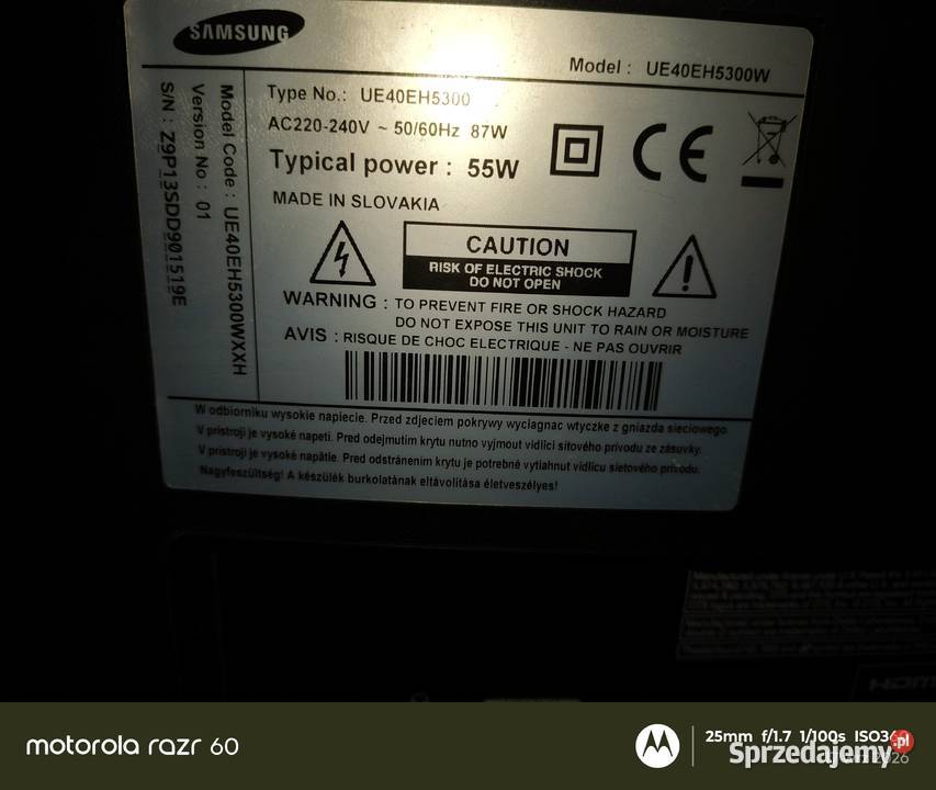 sprzedam dwa telewizory LG i Samsung zachodniopomorskie Szczecin sprzedam