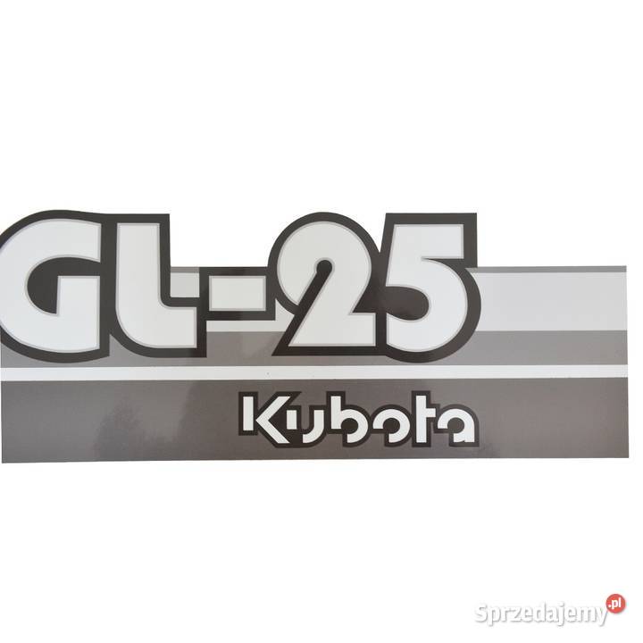 Naklejki Kubota GL25 podkarpackie Tajęcina
