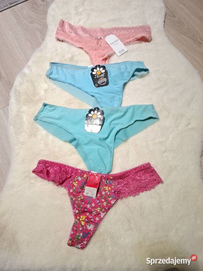 Komplet 4 sztuk stringów kolorowych Kielce