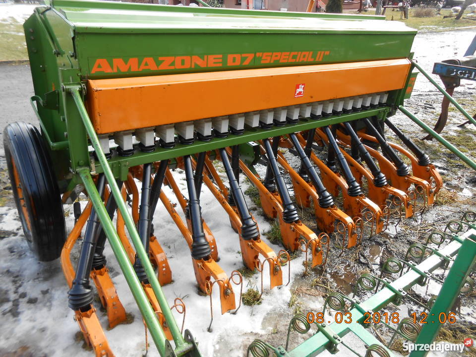 Siewnik Amazone D7 Specjal II D8 25 i 3m nowy Zamość