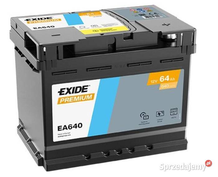 Akumulator 64Ah 640A EN Exide Premium P świętokrzyskie Ostrowiec Świętokrzyski