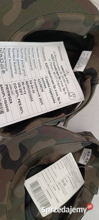 Rogatywka WOT 425MON rozmiar 5355 czapka NOWA