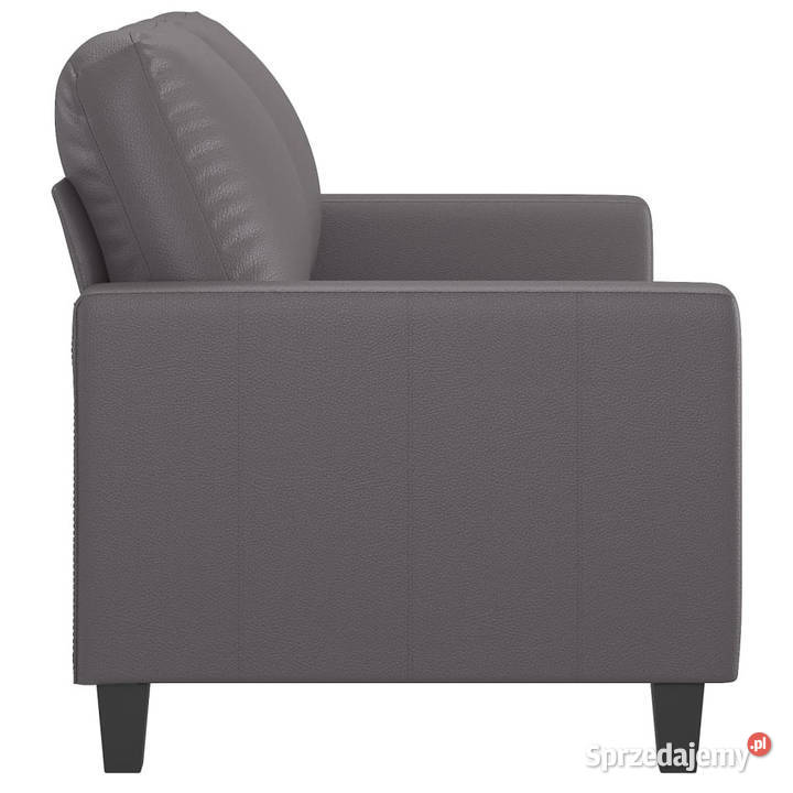 2osobowa sofa szary 120 sztuczna skóra WM359134 mazowieckie Warszawa