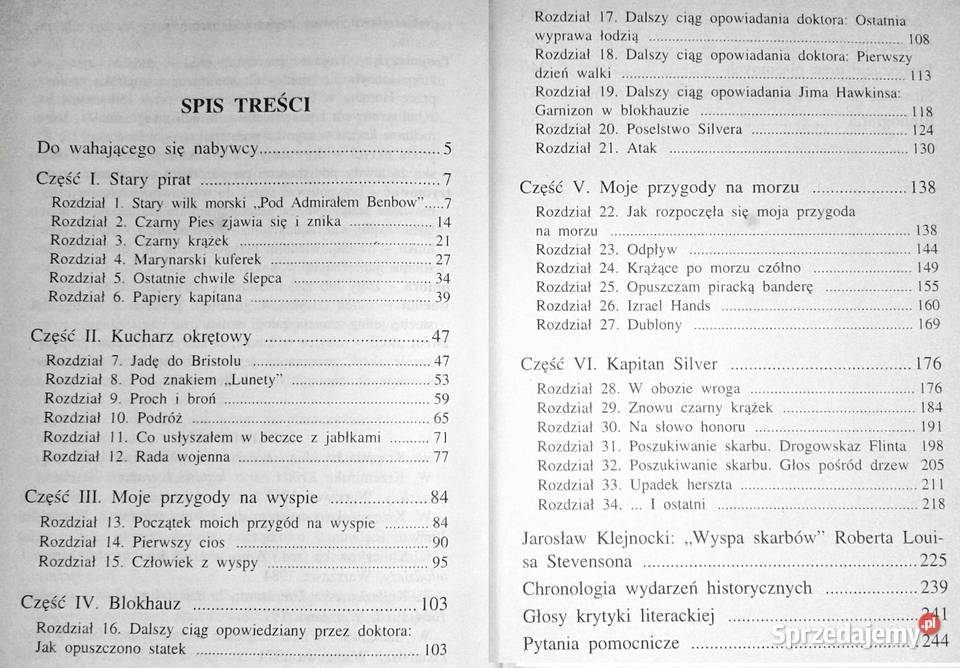 Wyspa skarbów Z opracowaniem Robert Louis Chełm