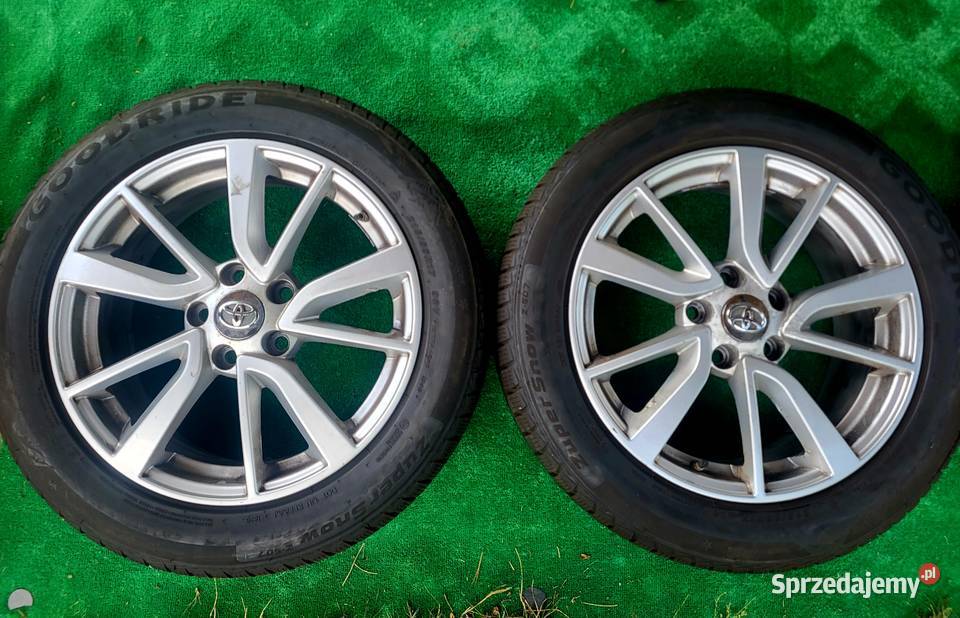 Alufelgi 4 koła Toyota 17 5x114 opony zima Kraków