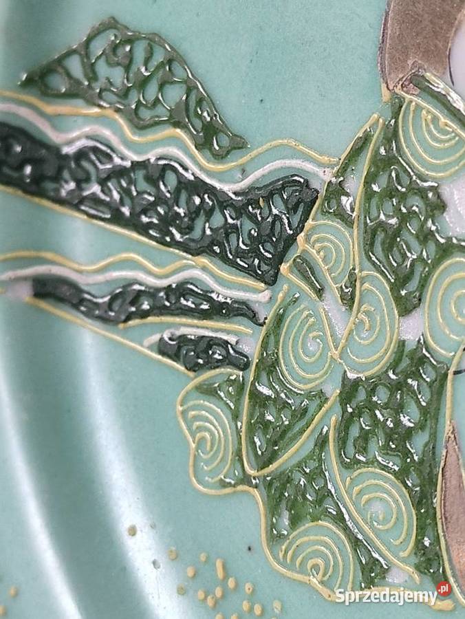 Antyczny talerz porcelanowy Japonia Janów Lubelski