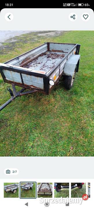 Przyczepka sam zarejestrowana 2 X1 m łódzkie Działoszyn