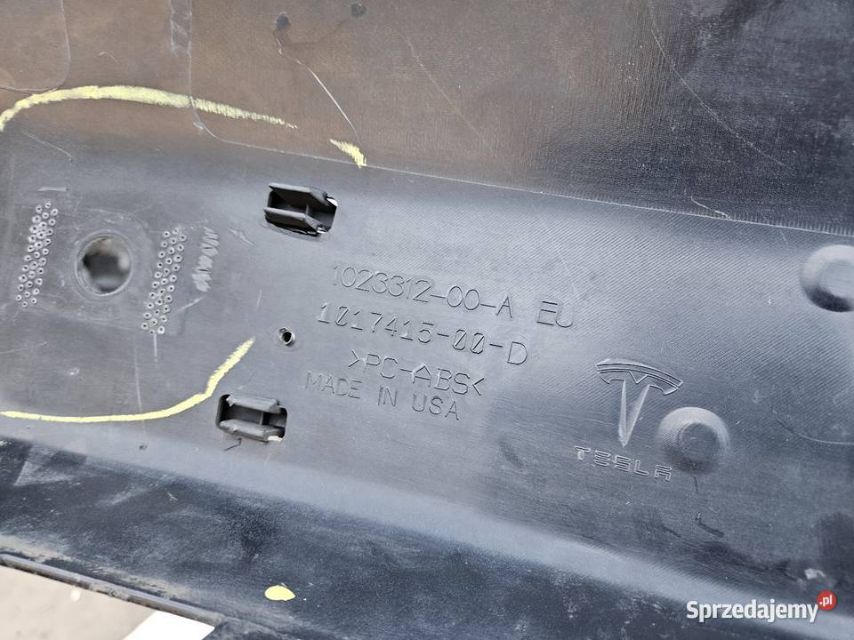 TESLA MODEL S GRILL ATRAPA ZDERZAKA PRZÓD Międzychód
