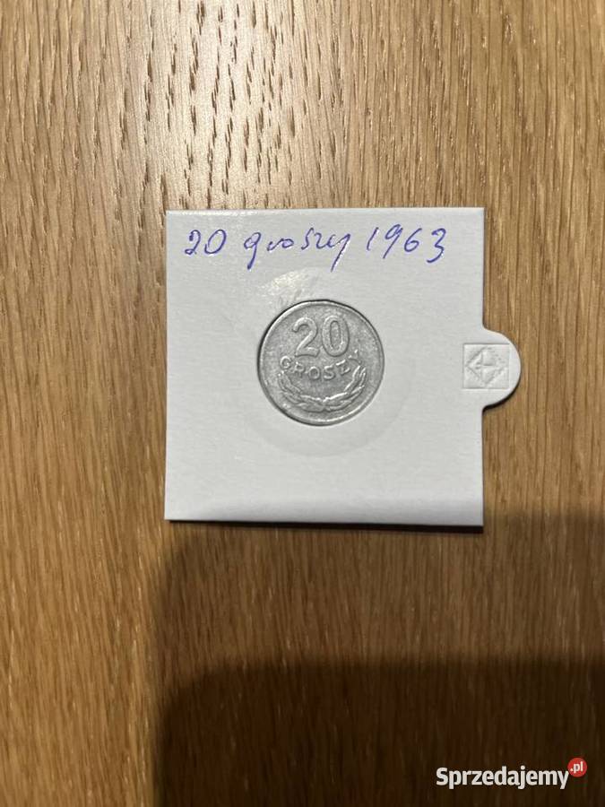 Moneta 20 groszy 1963 Puławy