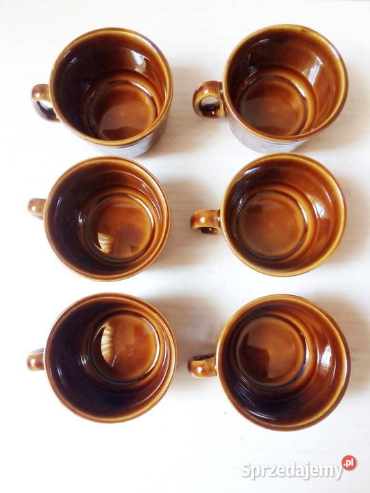 6 małych filiżanek kokardki werina porcelit Filiżanki i spodki Częstochowa