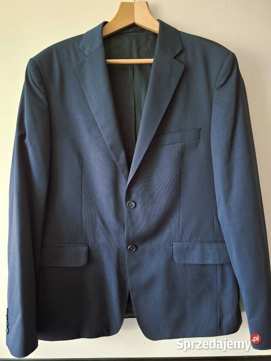 Garnitur męski Dino Salvani 182 granatowy Kraków