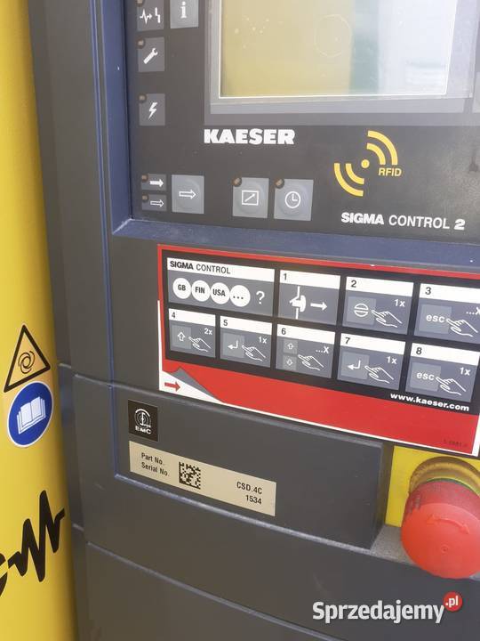 Sprężarka śrubowa KAESER CSD105SFC 55kW 227 Wilków