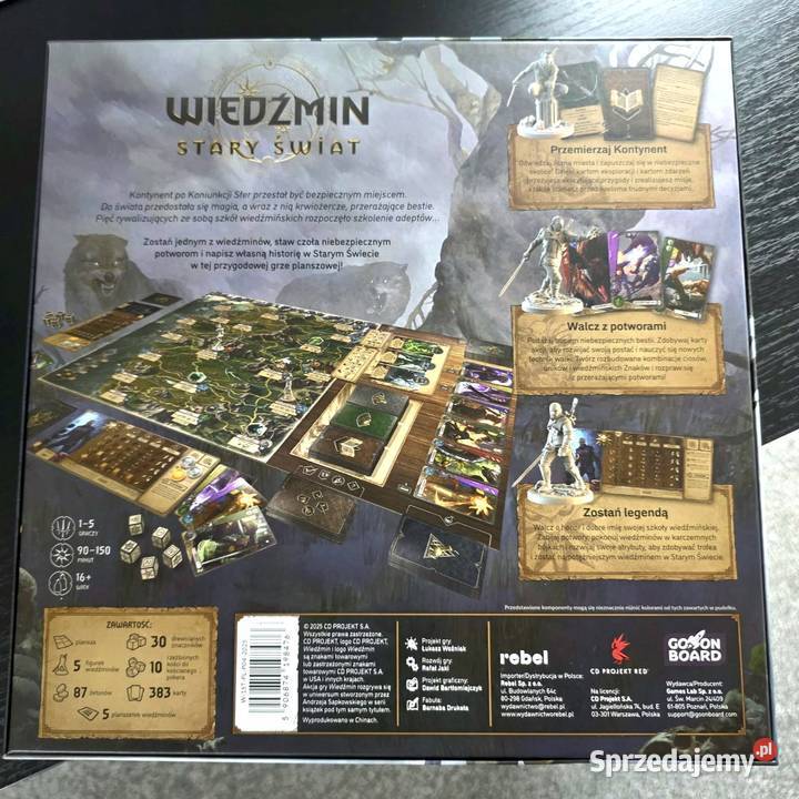 Gra planszowa Wiedźmin Stary Świat Pozostałe Wrocławice sprzedam