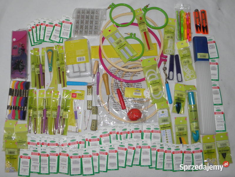 Zestaw pasmanterii wyprzedaż mazowieckie