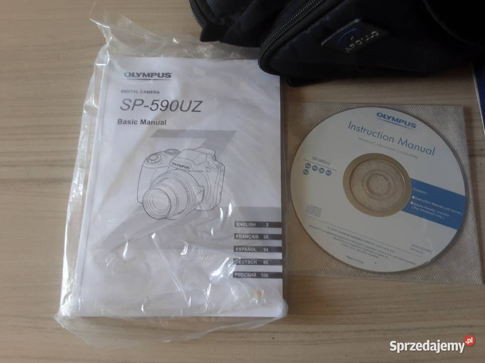 Aparat fotograficzny olympus plus akcesoria Tęgoborze