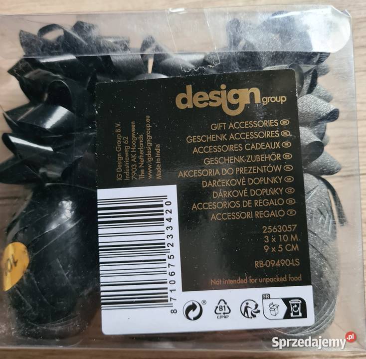 Akcesoria do prezentów 3x tasiemka 10m 9x Pasłęk sprzedam