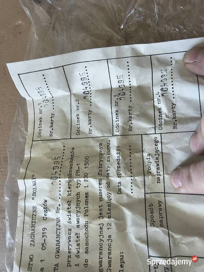 Przerywacz świateł kierunkowskazów fiat 125p Przekaźniki Iłża