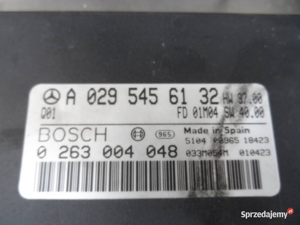 Modul czujnikow parkowania Mercedes S 220 CL 215 wyposażenie elektryczne Kalisz