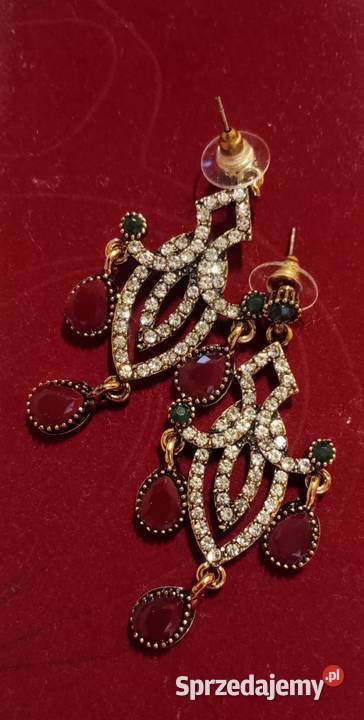 Piękne eleganckie kolczyki styl Osmański