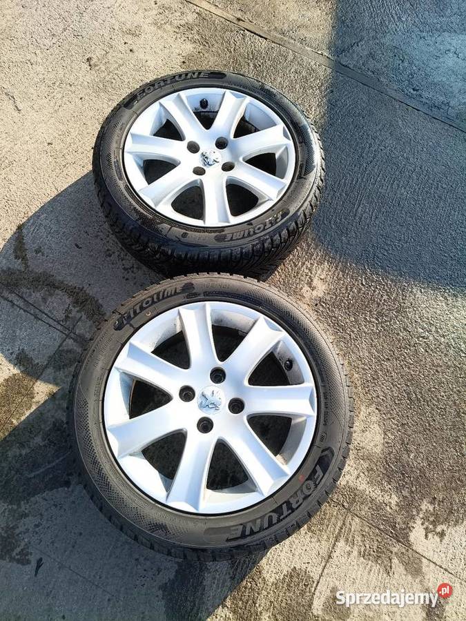 Alufelgi z oponami 4x108 16 peugeot dolnośląskie Bystrzyca Kłodzka