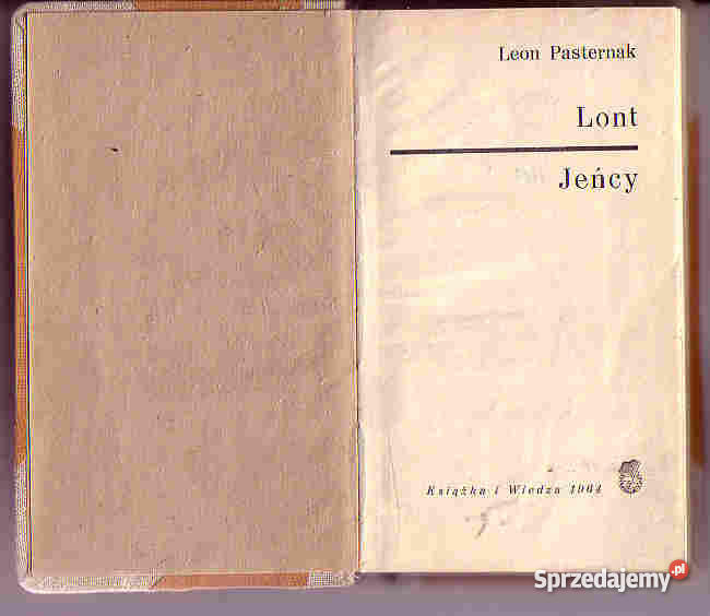 3790 LONT JEŃCY LEON PASTERNAK Czyrna sprzedam