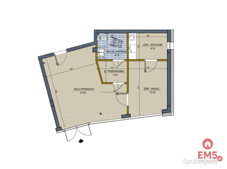 Lokal Białystok 55m2