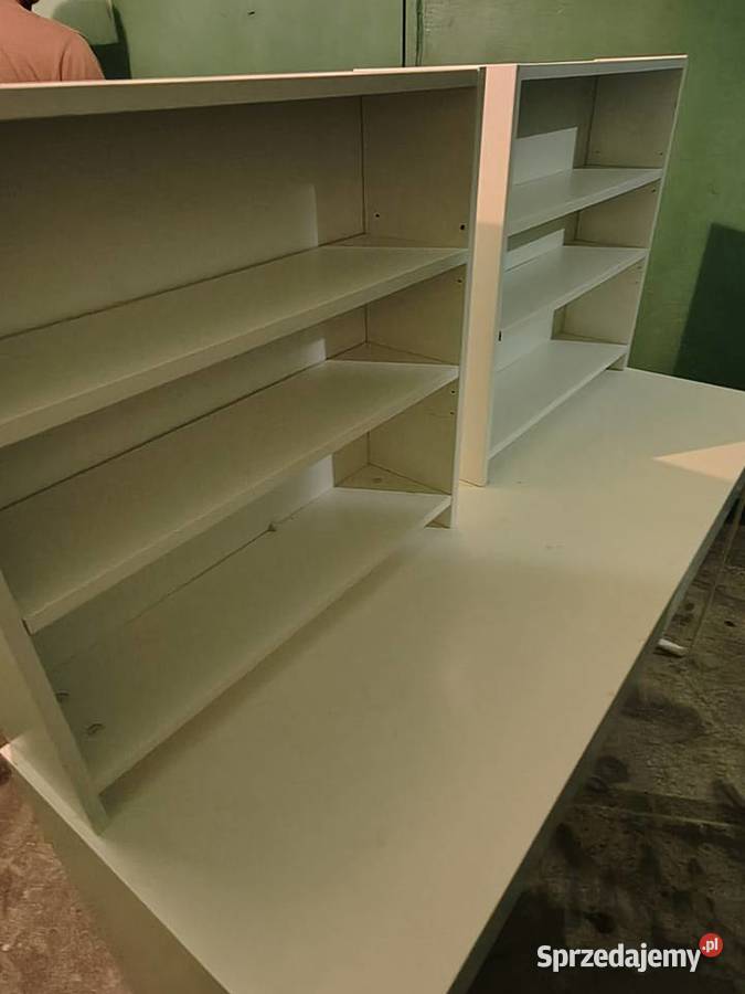 Biurko IKEA dwuosobowe z nadstawką świętokrzyskie