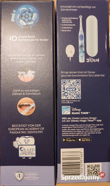 Elektryczna szczoteczka magnetyczna dzieci OralB sprzedam