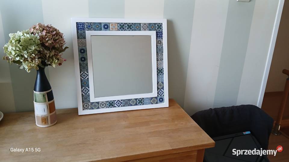 Lustro w podwójnej ramie Lustra Wałbrzych