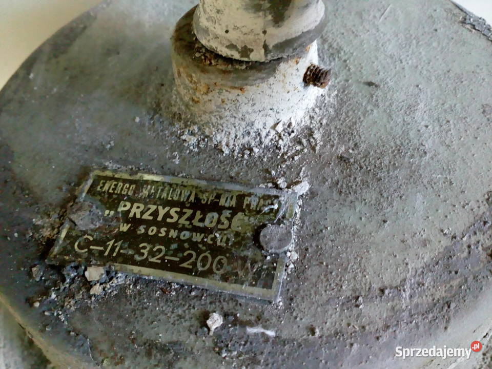 Stara lampa fabryczna Sp Pracy PRZYSZŁOŚĆ