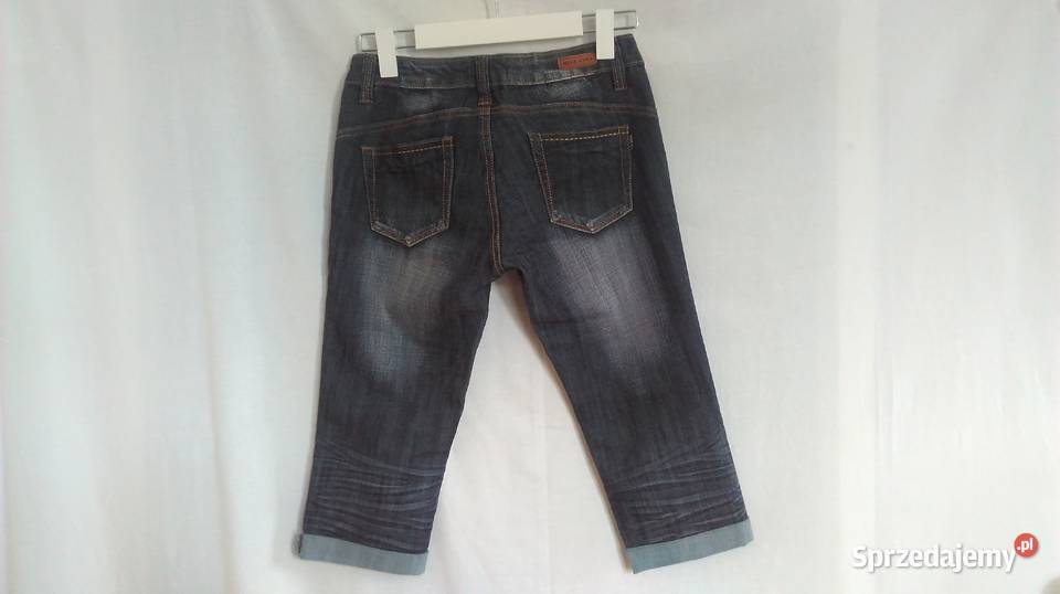 SPODNIE Rybaczki damskie KOLANO jeans r 3638 podlaskie Białystok sprzedam
