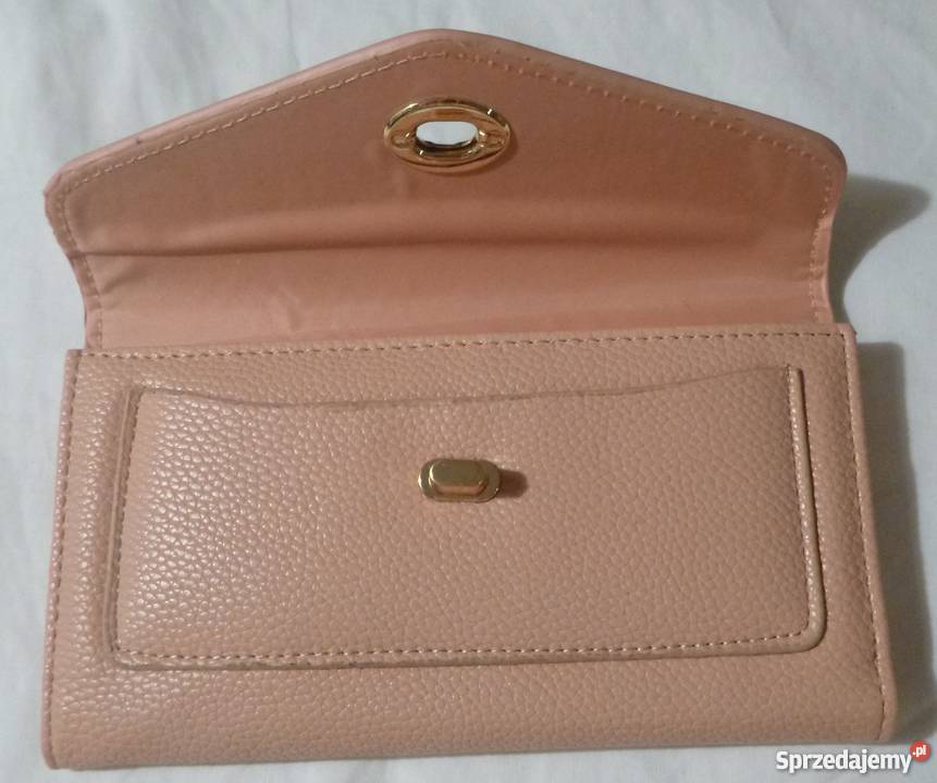 Jasnoróżowy portfel mazowieckie Warszawa
