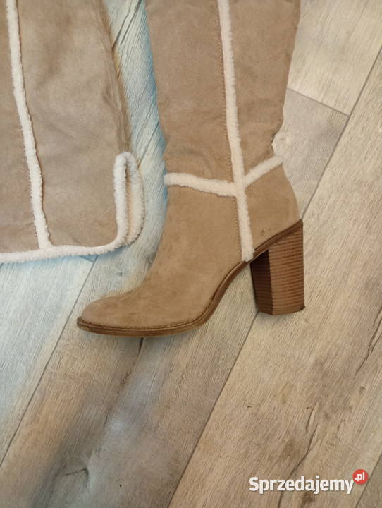 40 beziwe5 zimowe kozaki muszkieterki z 25.4cm Kraków