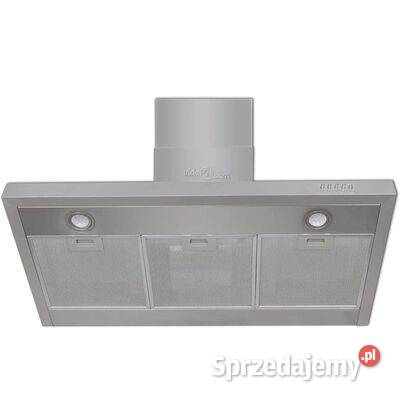 vidaXL Płaski okap kuchenny 900 mm stal Warszawa