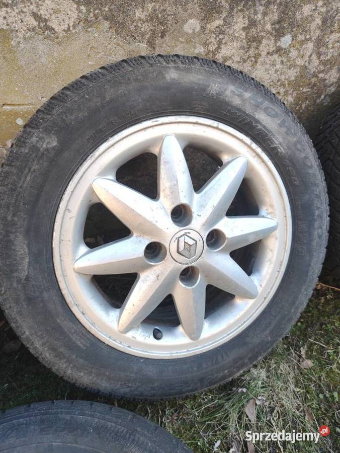 Oryginalne koła 4x100 alufelgi 14 Renault Kangoo Świdwin