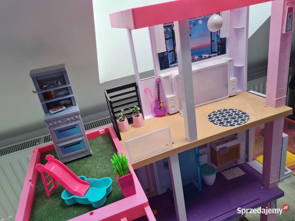 Domek Barbie Mattel Dreamhouse duży z windą dolnośląskie Jelenia Góra sprzedam