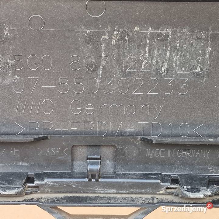 VOLKSWAGEN VW GOLF VII 7 GTI GTD LIFT ZDERZAK Bieleń
