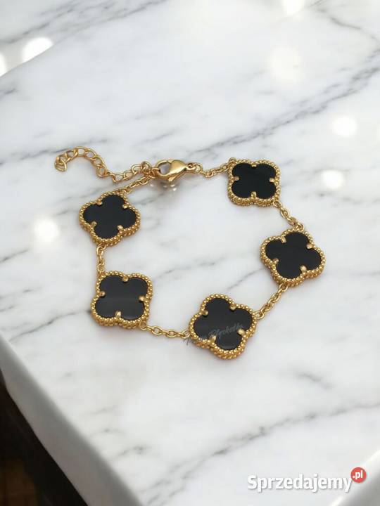 Bransoletka Van Cleef Arpels Alhambra czarny Kraków